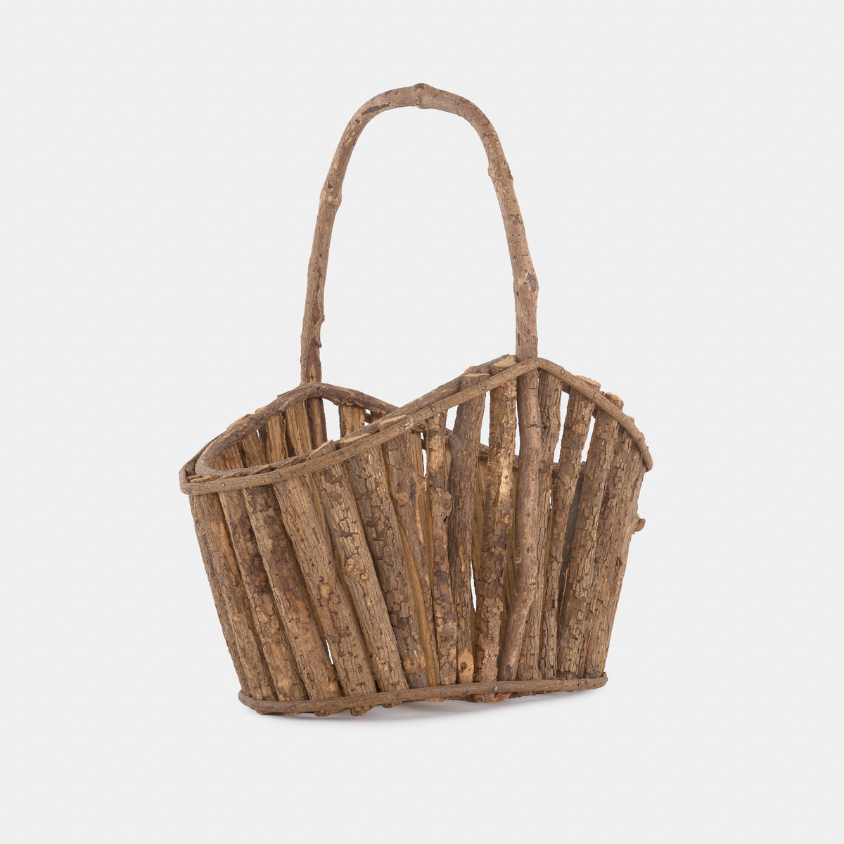Vintage Twig Basket
