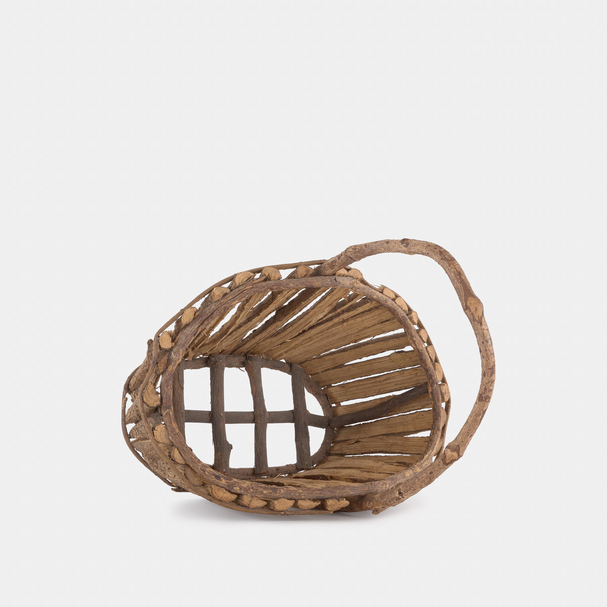 Vintage Twig Basket
