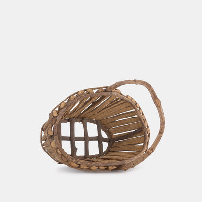 Vintage Twig Basket