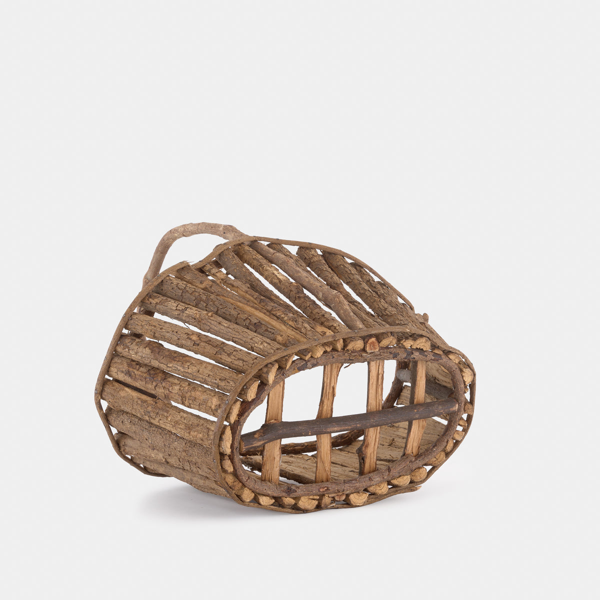 Vintage Twig Basket