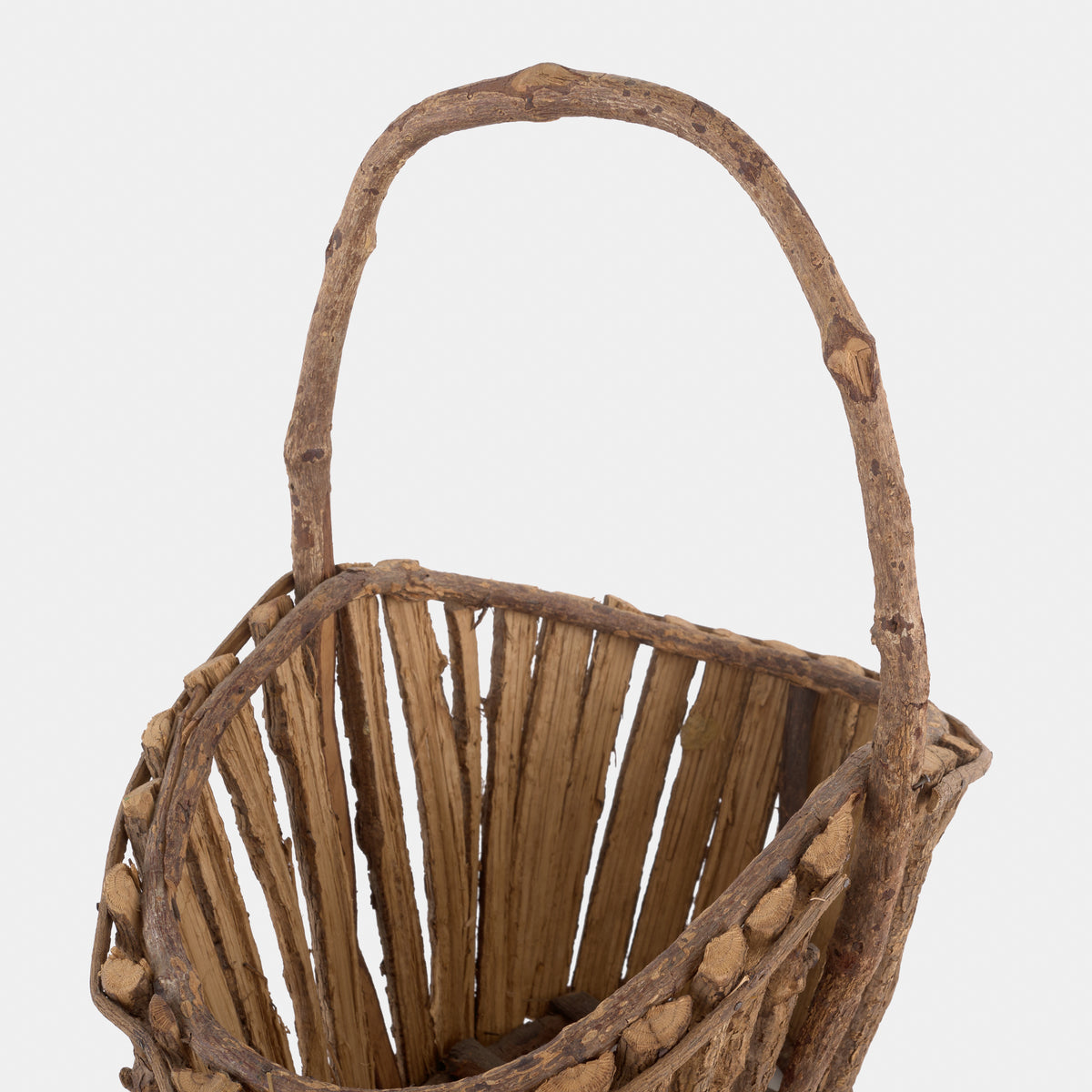Vintage Twig Basket