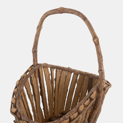Vintage Twig Basket