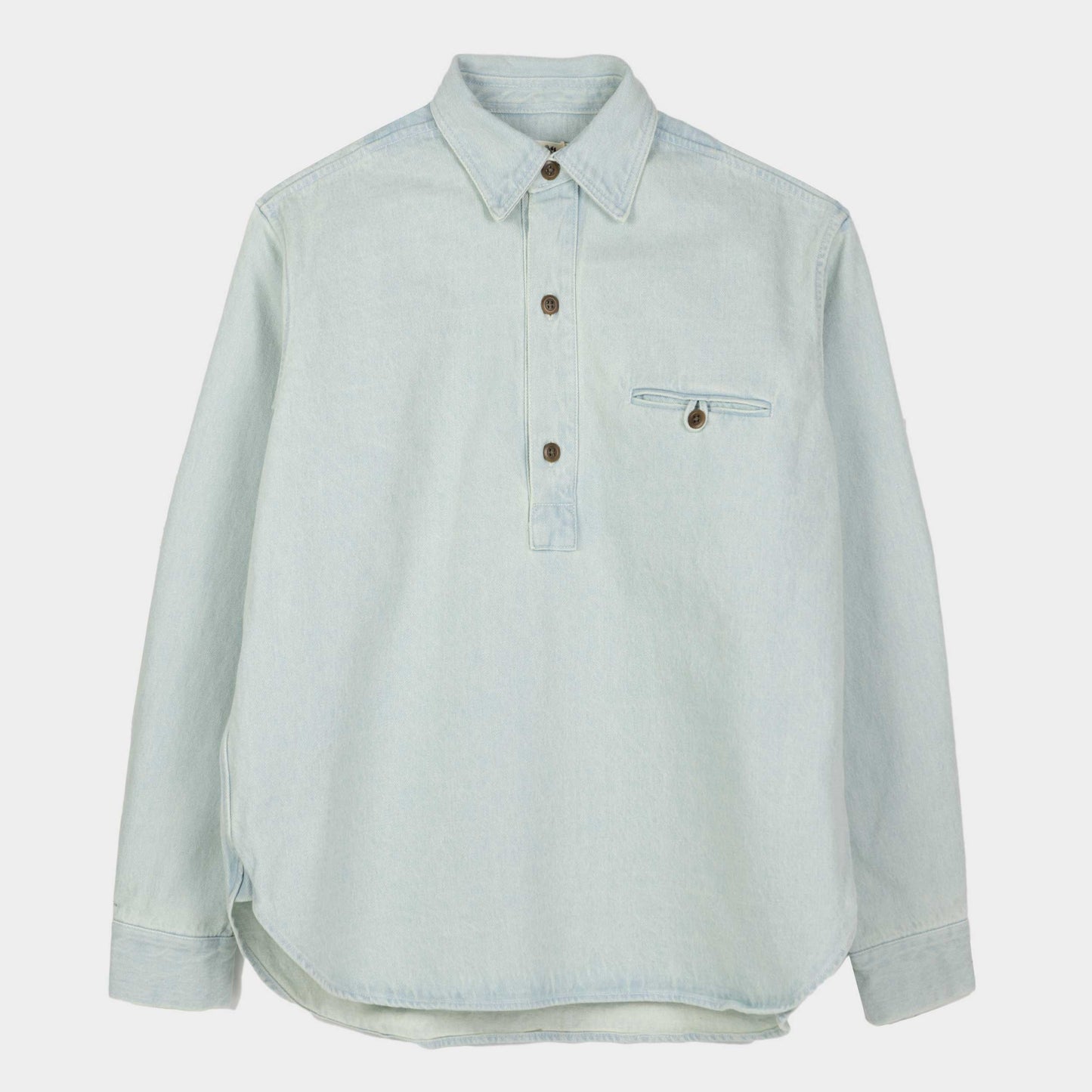 Japanese Denim Gardening Smock No. 2 in Light Denim