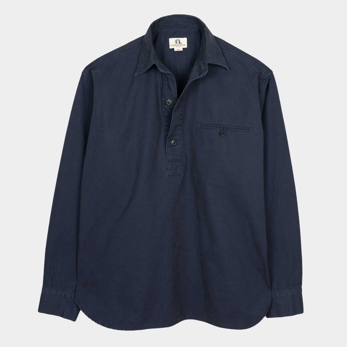 Washed Cotton Gardening Smock No. 2 in Navy