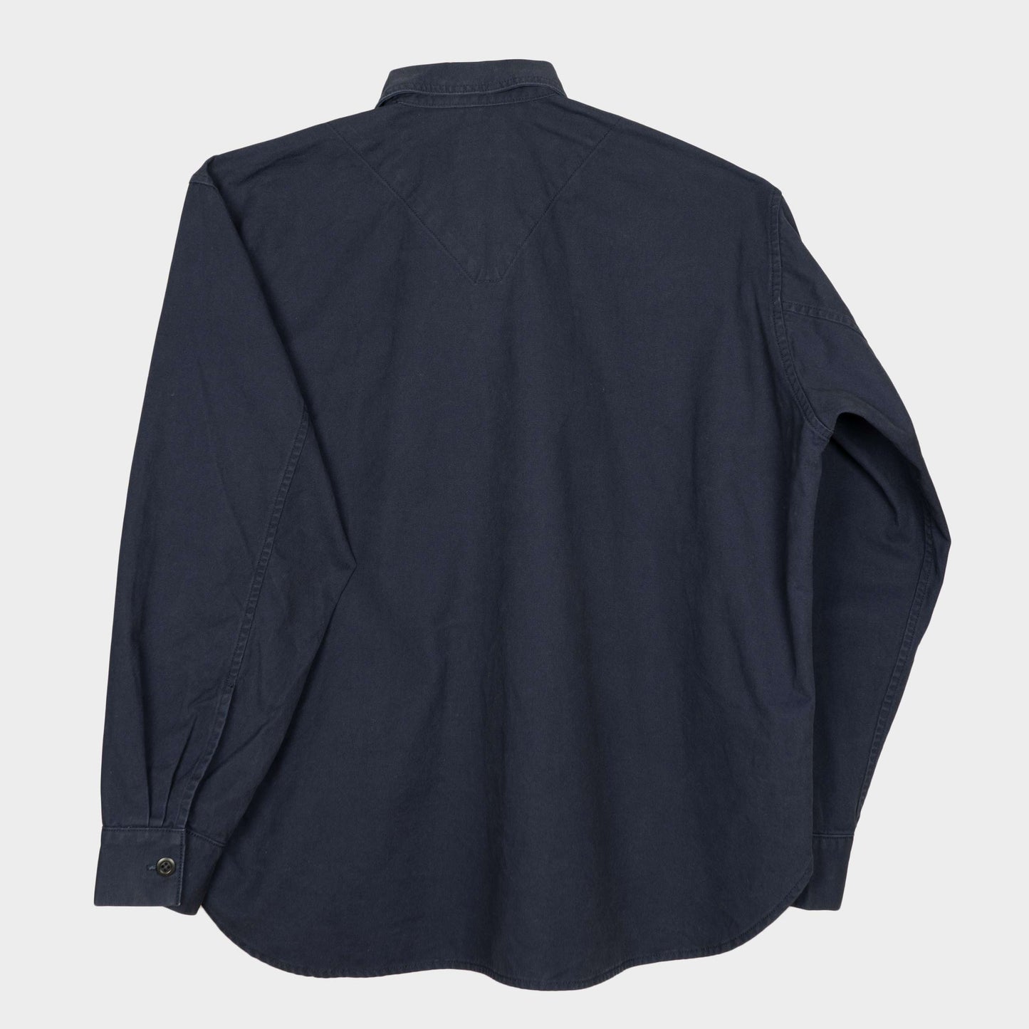 Washed Cotton Gardening Smock No. 2 in Navy