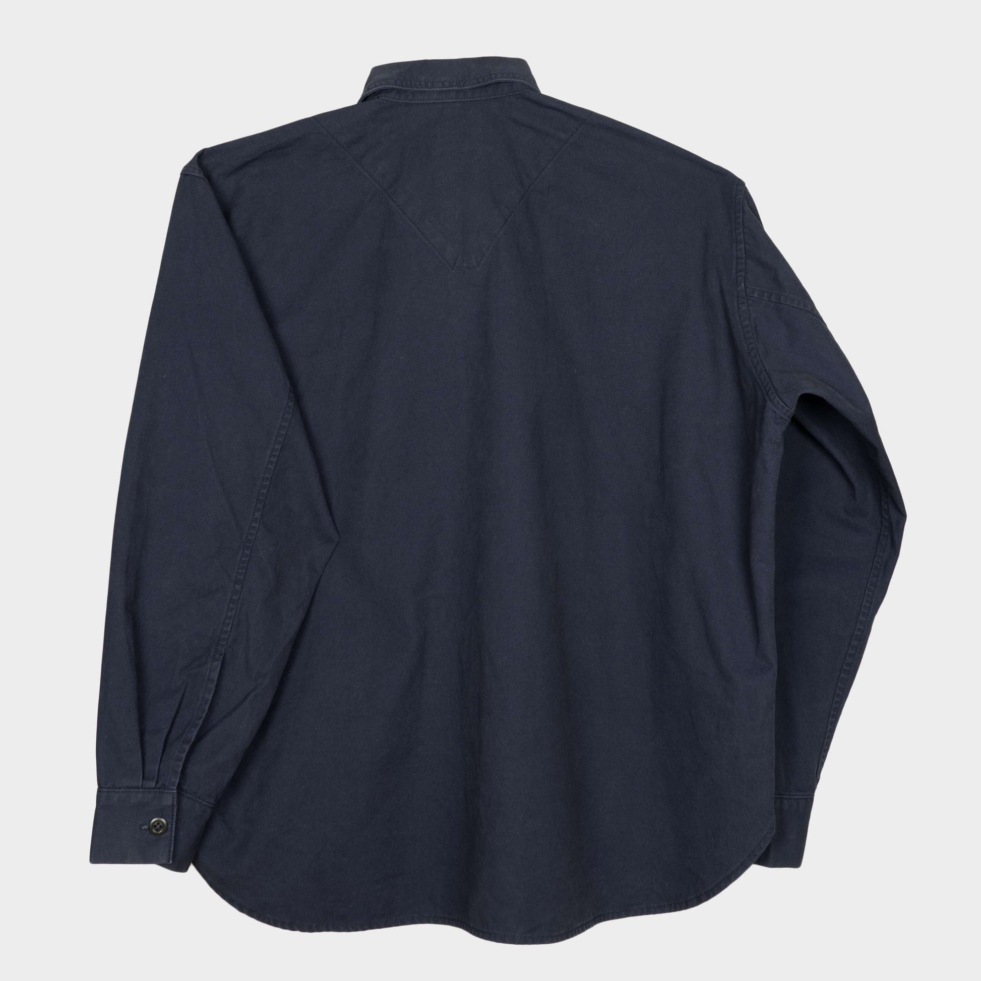 Washed Cotton Gardening Smock No. 2 in Navy