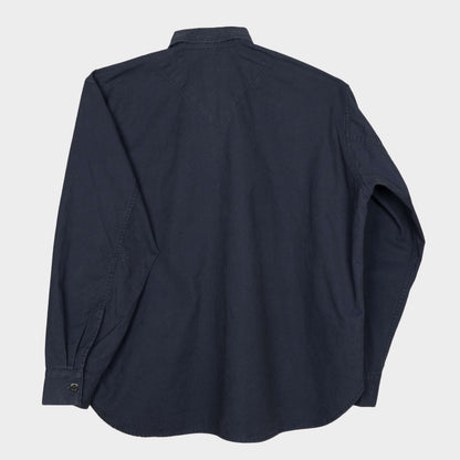 Washed Cotton Gardening Smock No. 2 in Navy