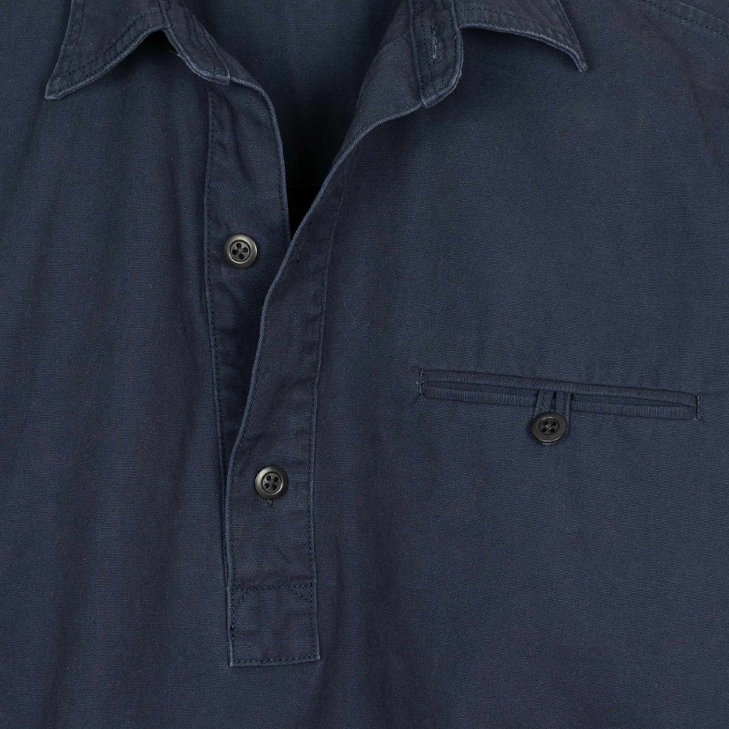 Washed Cotton Gardening Smock No. 2 in Navy