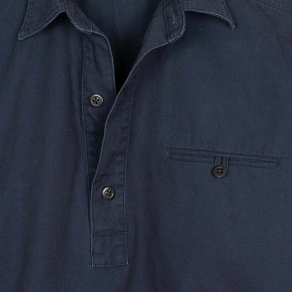Washed Cotton Gardening Smock No. 2 in Navy