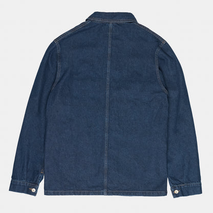 Le Laboureur x Gardenheir Stonewashed Work Jacket in Medium Denim