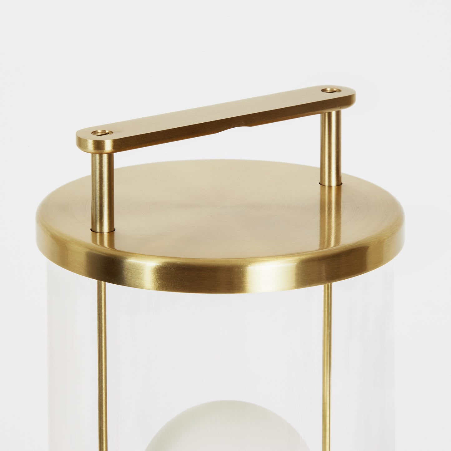 The Muse 2.0 Portable Lantern in Solid Brass