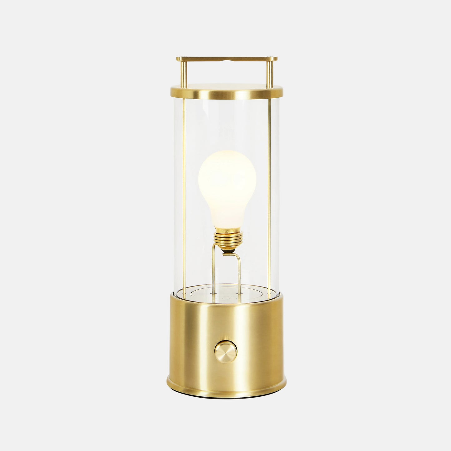 The Muse 2.0 Portable Lantern in Solid Brass