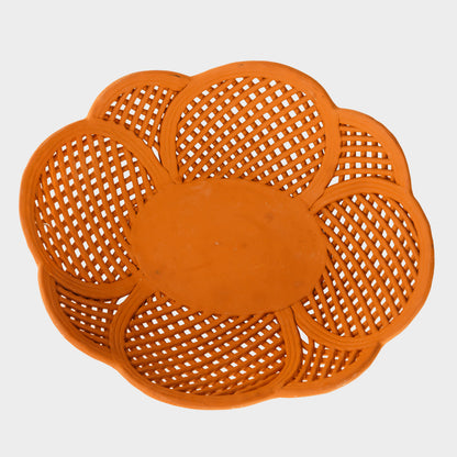 Vintage Handmade Terracotta Lattice Bowl