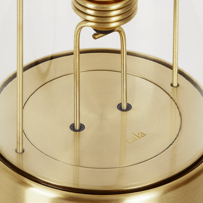The Muse 2.0 Portable Lantern in Solid Brass