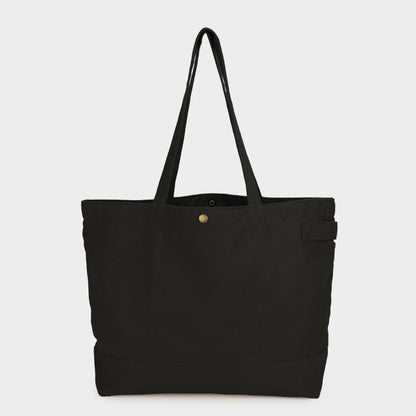 Gardenheir Cotton Canvas Tote Bag in Black