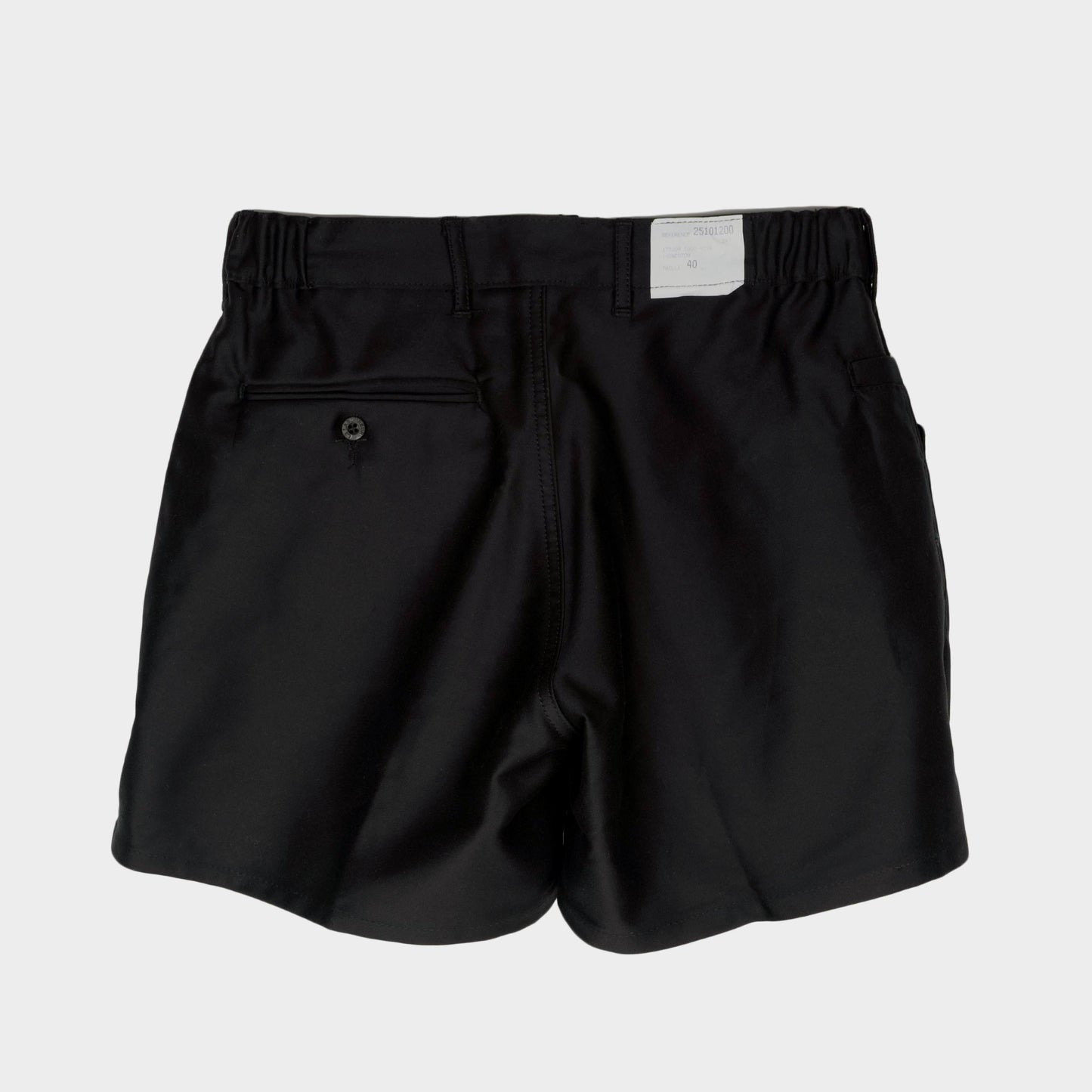 Le Laboureur French Moleskin Work Short in Black