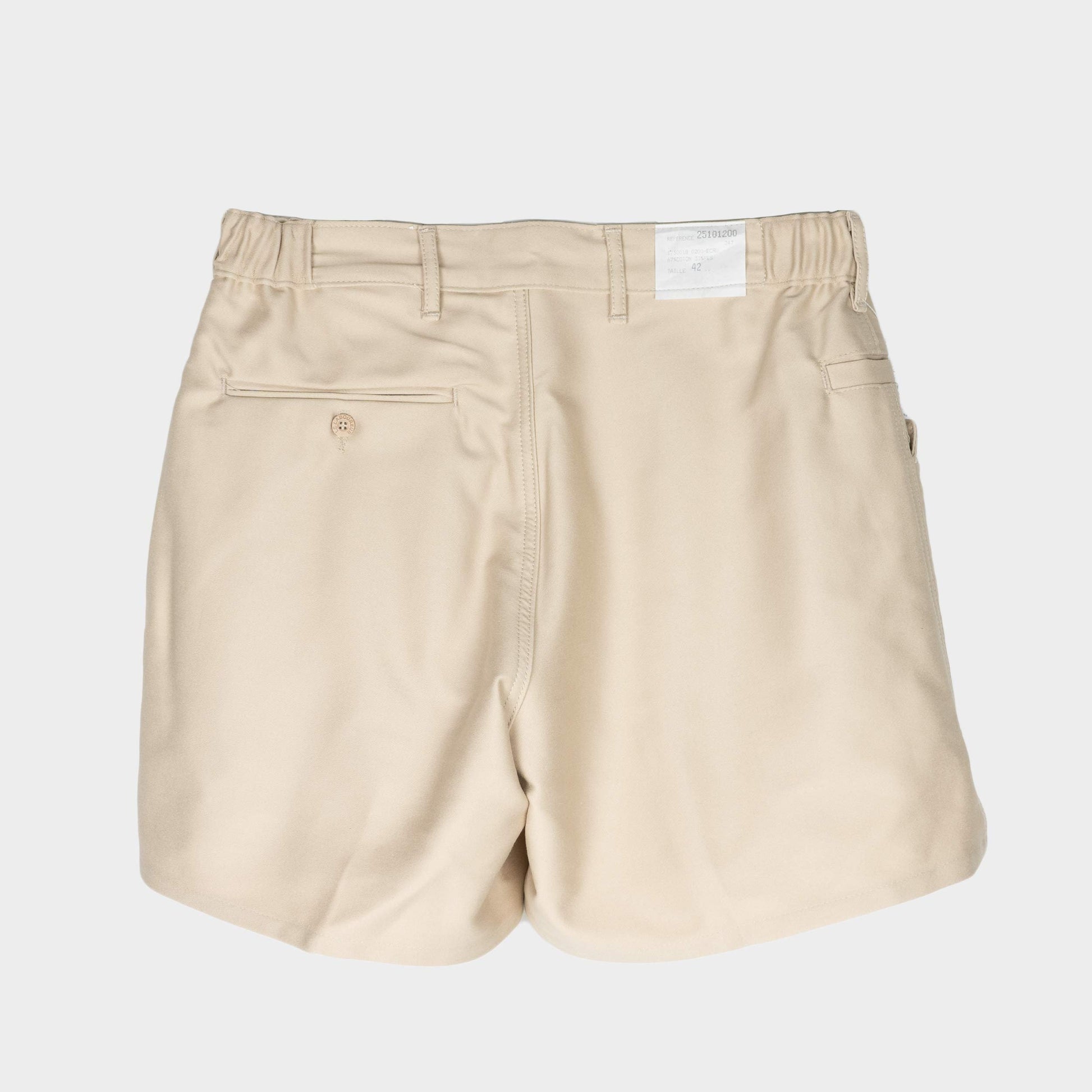 Le Laboureur French Moleskin Work Short in Ecru