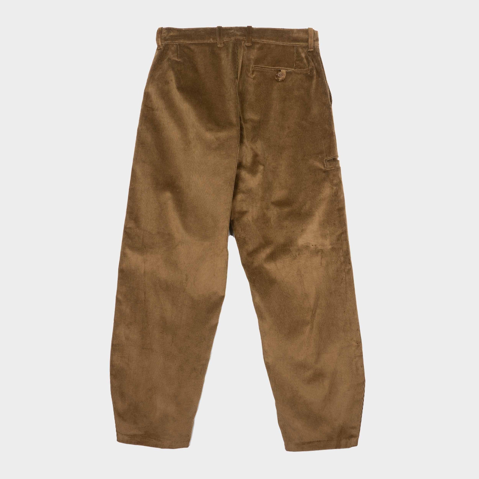 Le Laboureur Corduroy French Farm Pant in Hazelnut