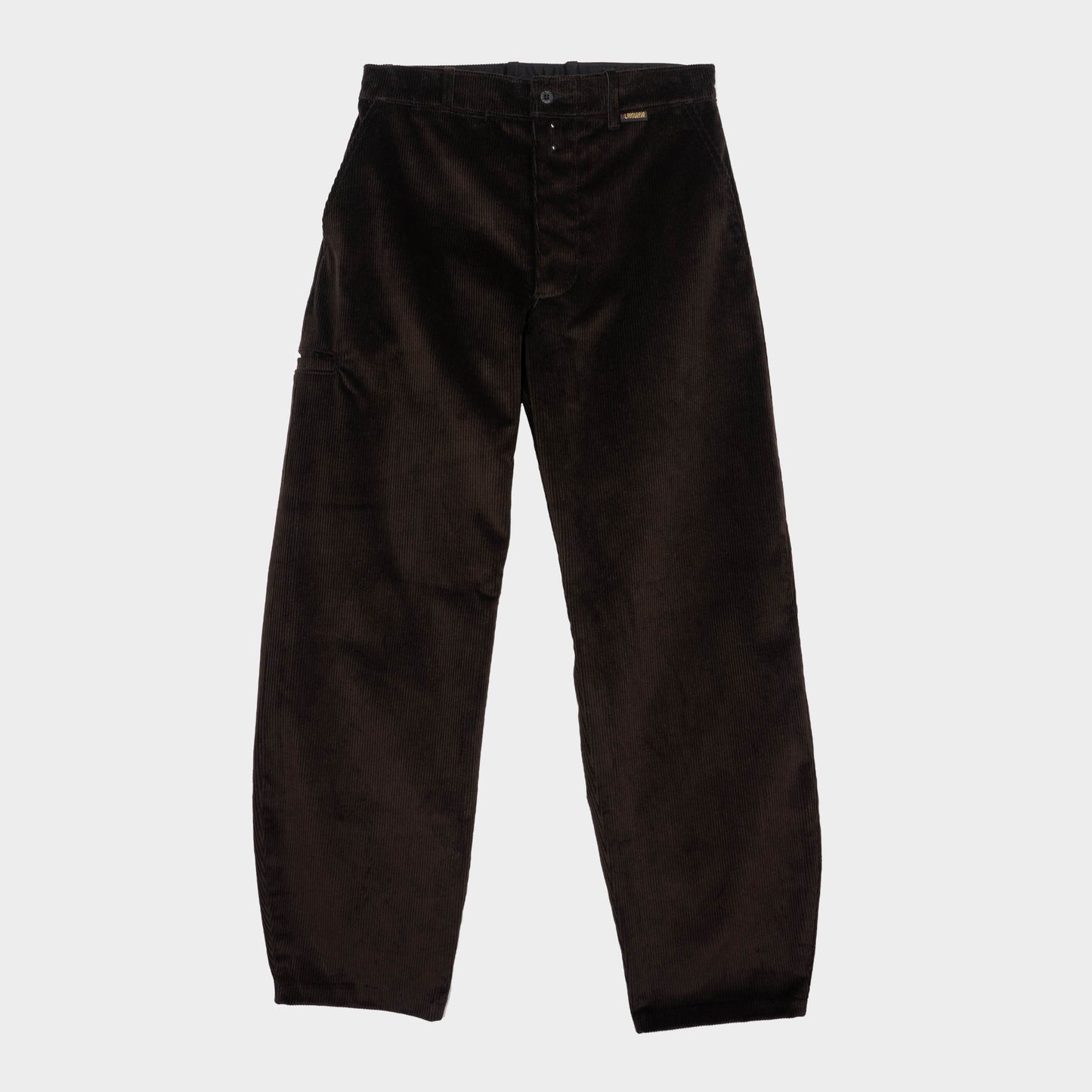 Le Laboureur Corduroy French Farm Pant in Walnut
