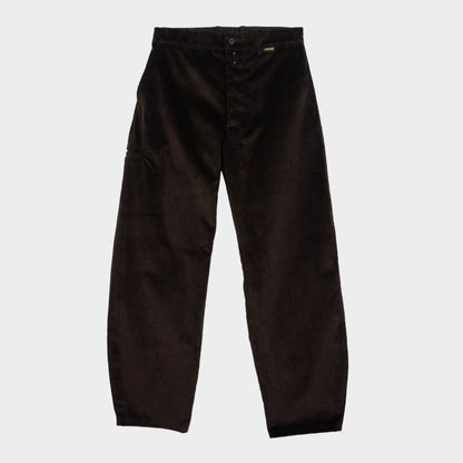 Le Laboureur Corduroy French Farm Pant in Walnut