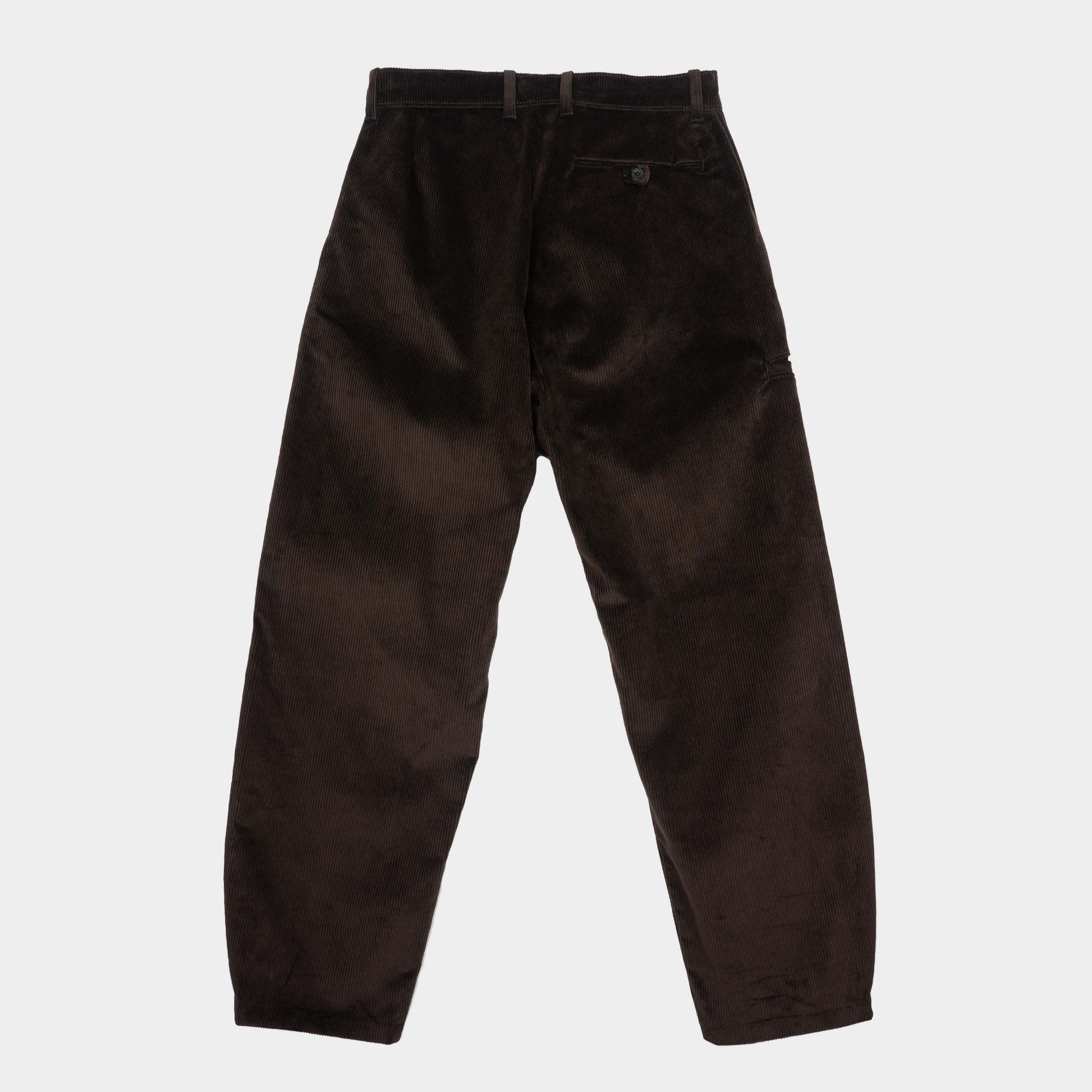 Le Laboureur Corduroy French Farm Pant in Walnut