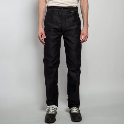 Le Laboureur French Moleskin Work Pant in Black