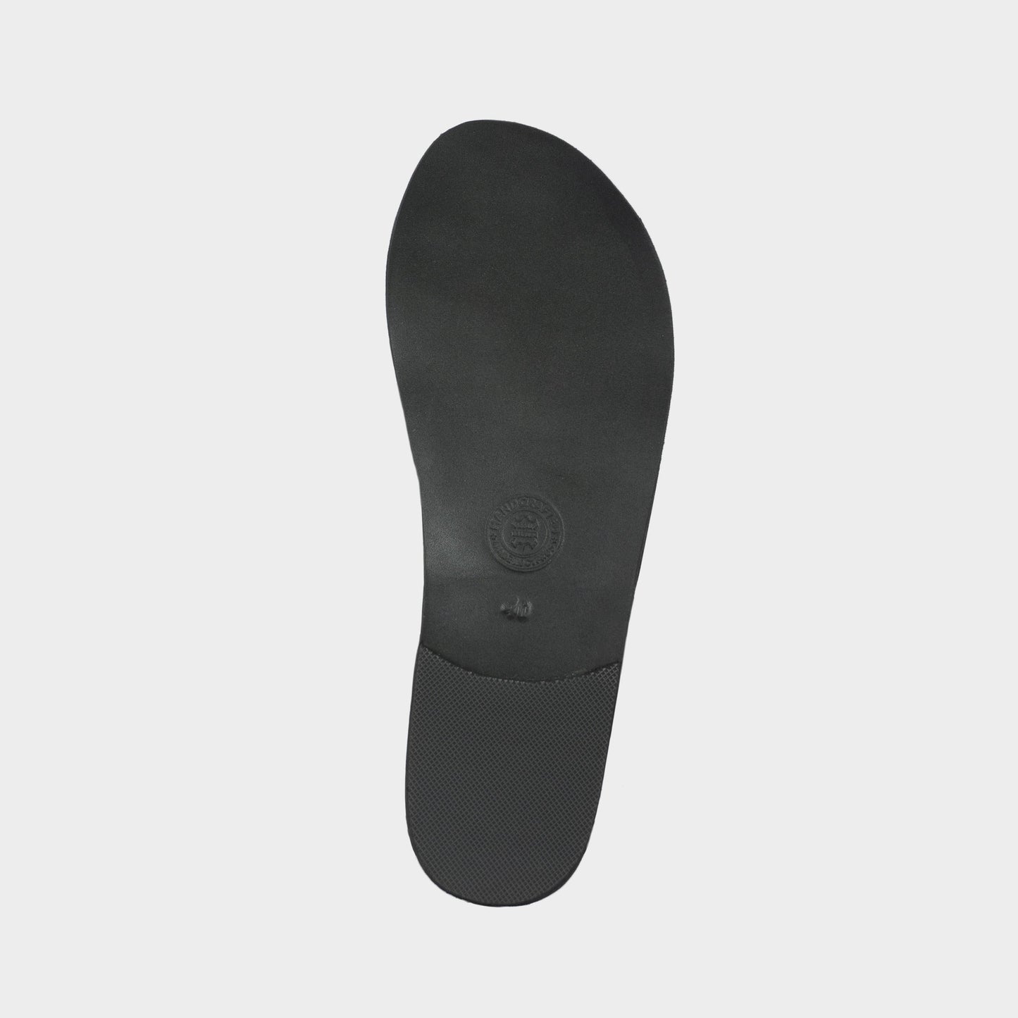 Leather Fisherman Sandals in Black