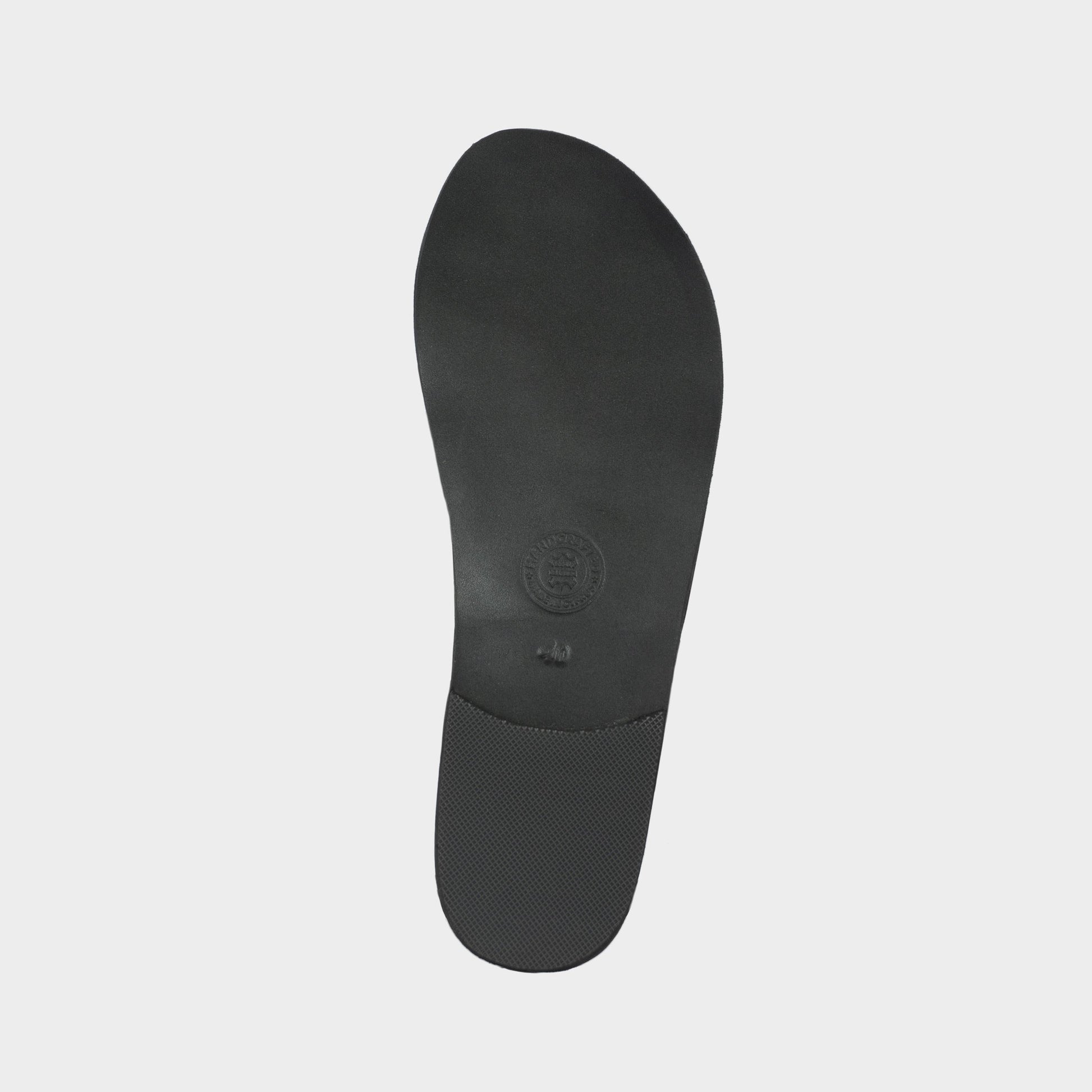 Leather Fisherman Sandals in Black