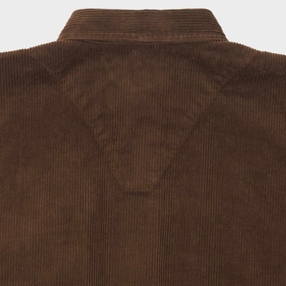 Japanese Cotton Corduroy Gardening Smock No. 2 in Walnut