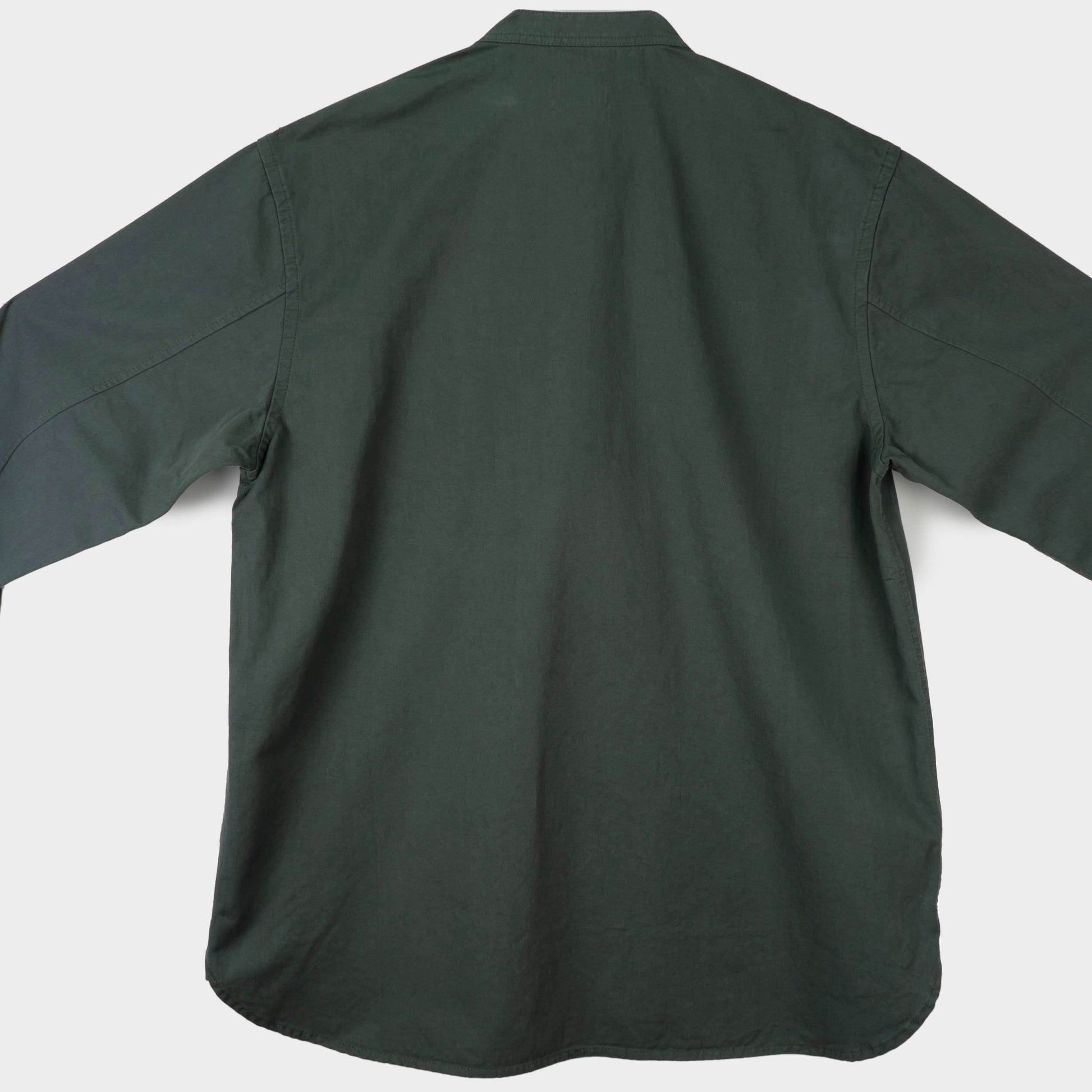 Washed Cotton Drill Gardening Smock in Spruce