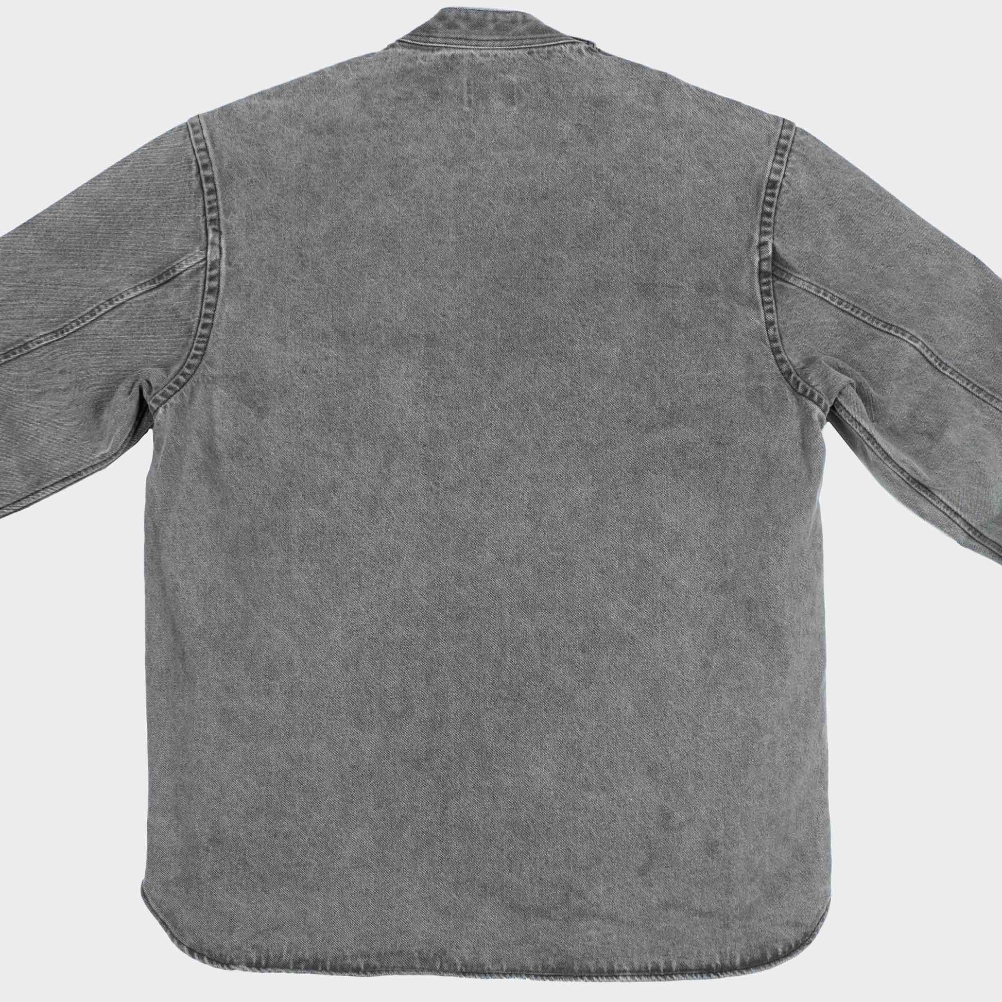Japanese Denim Gardening Smock in Grey Denim