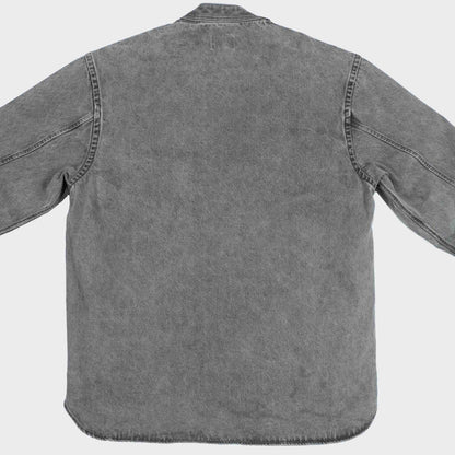 Japanese Denim Gardening Smock in Grey Denim