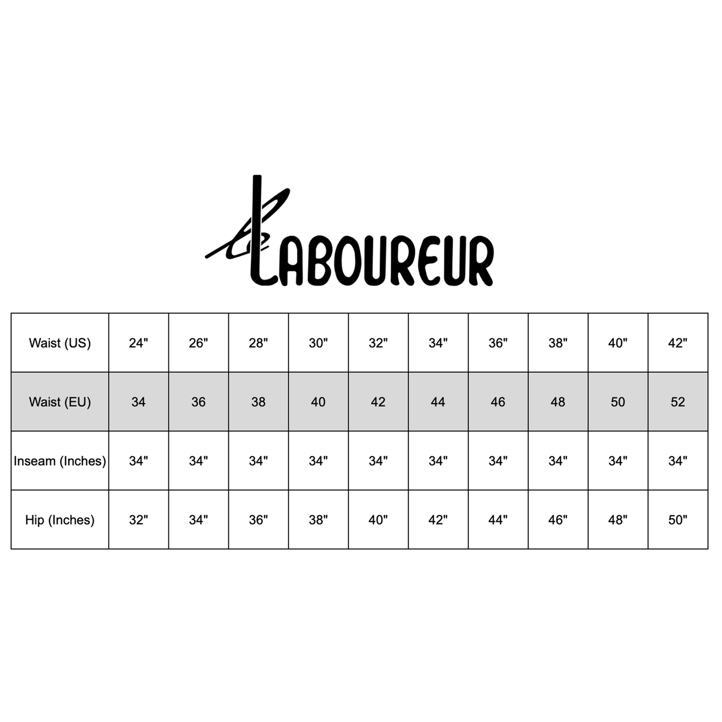 Le Laboureur for Gardenheir Denim Work Pant in Dark Denim